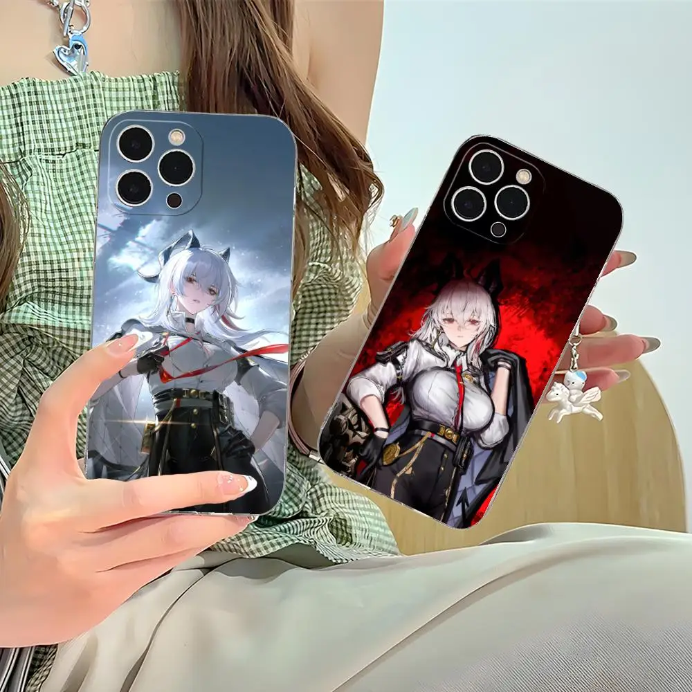 

Чехол для телефона Wuthering Waves Zani для iPhone 16, 15, 14, 13, 12, 11 X XR XS 8 6 Pro Max Plus Mini, прозрачный цветной защитный чехол, красивый