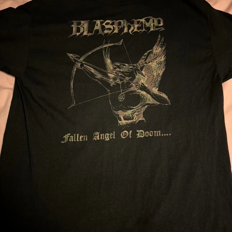 New Blasphemy Fallen Angel of Camouflage Cotton Unisex S-5XL Shirt BI04_86
