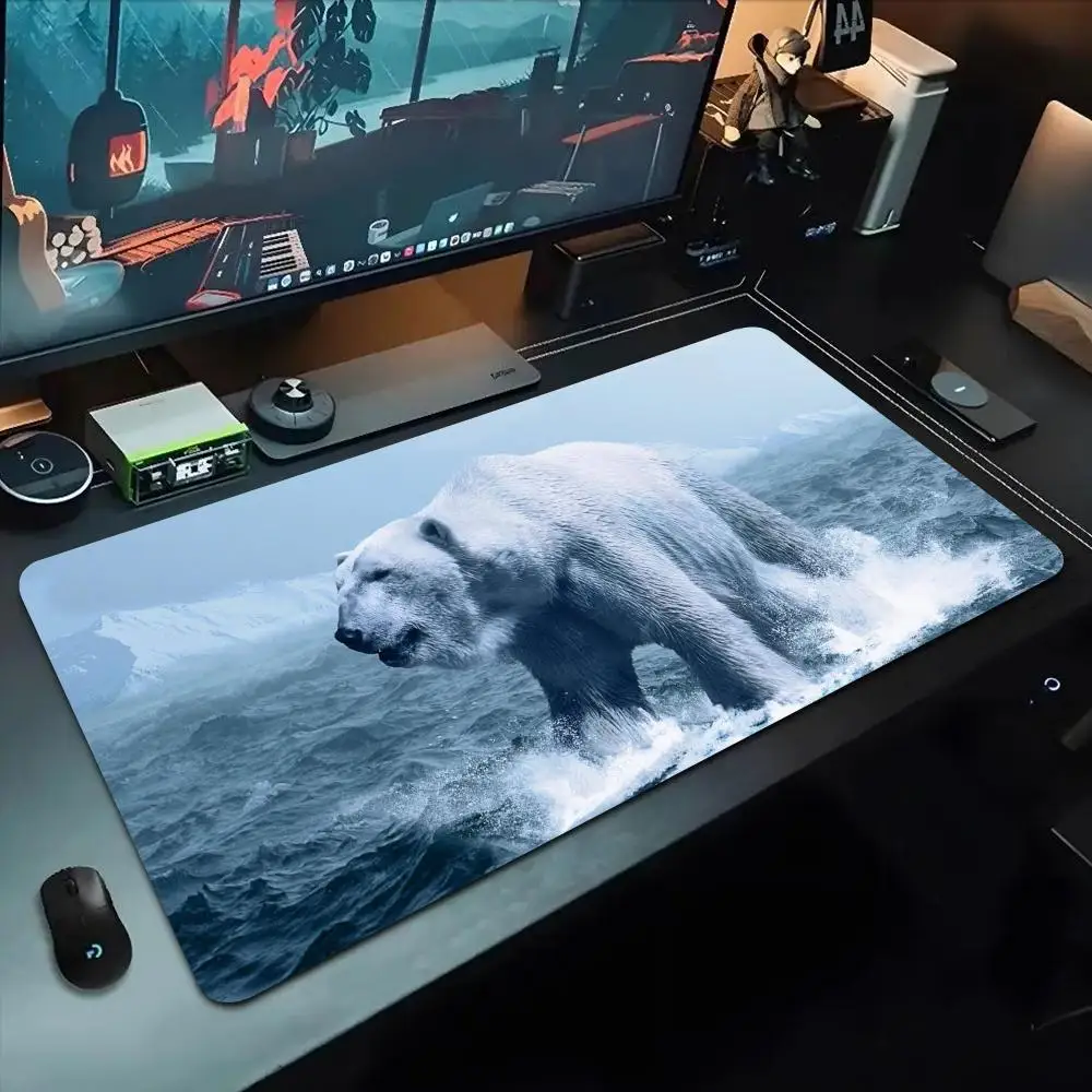 

bear wallpaper Mouse Pad 500X1000 mm Large Gaming Mousepad Gamer XL Rubber Otaku Keyboard Pad Laptop Desk Mat