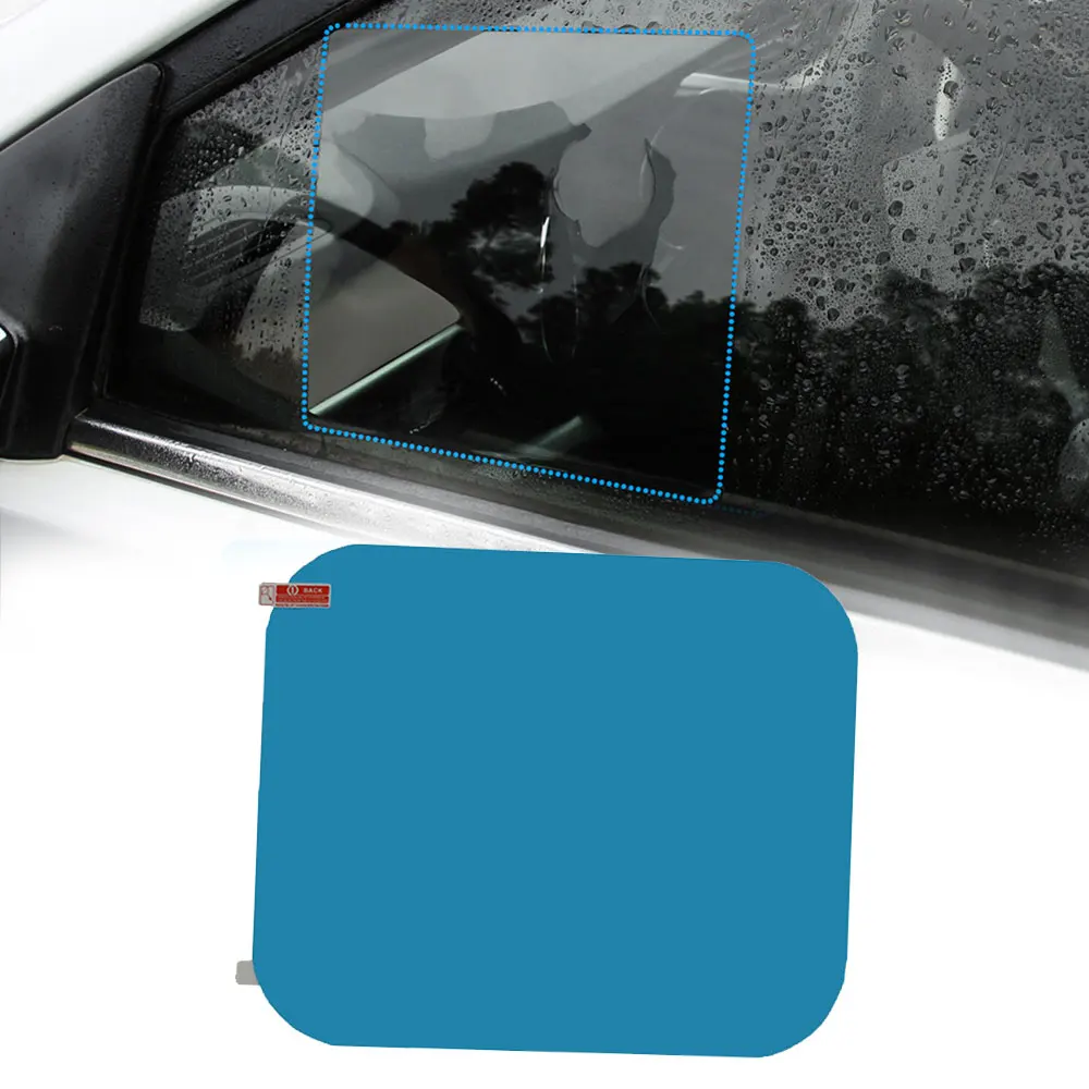 Car Rainproof Film Rearview Mirror Protective Rain Proof Anti Fog Waterproof Film Membrane Car Tuning Sticker Accessories 1 Pcs