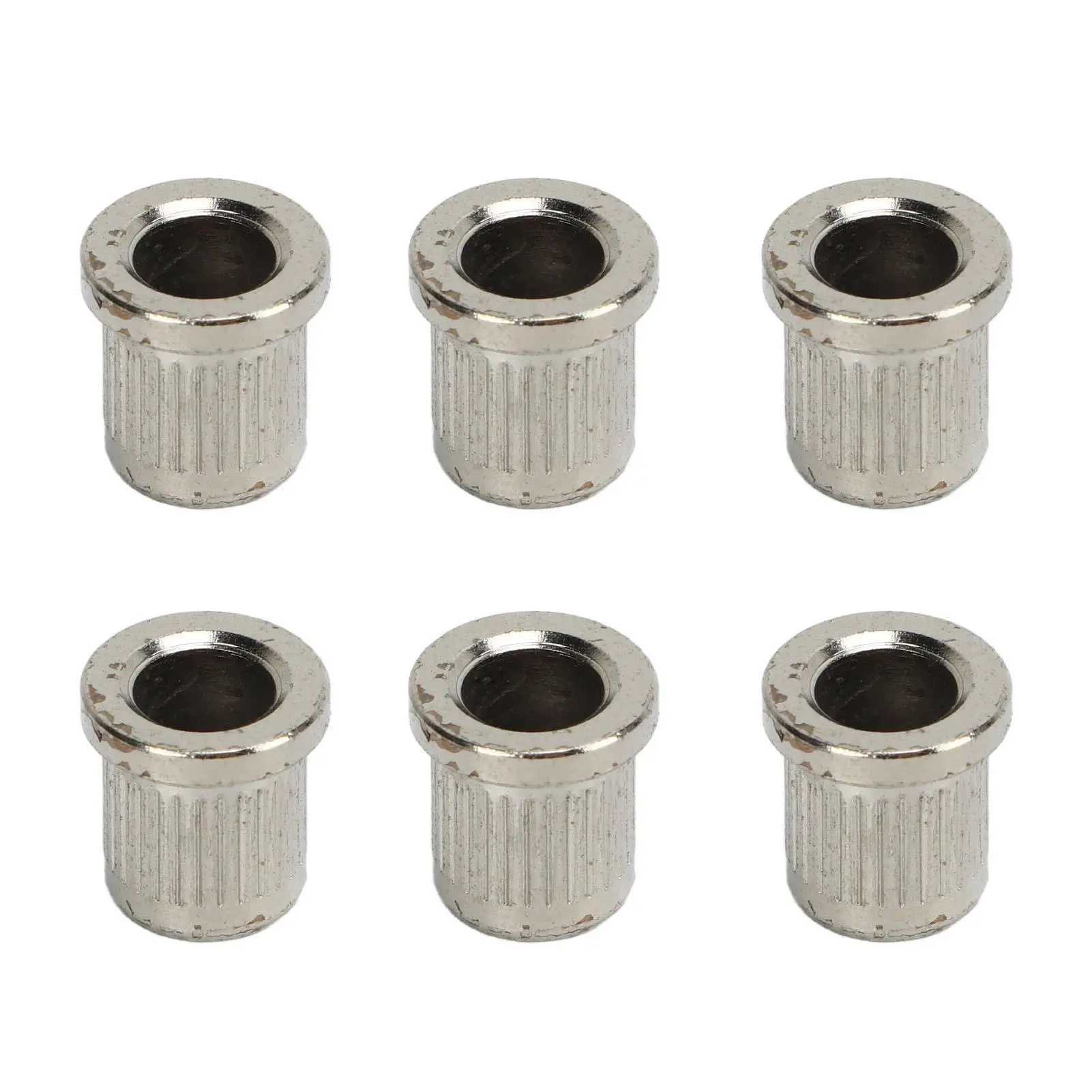 

6Pcs Brass Guitar String Mounting Bushings for bass Electric Guitar Parts