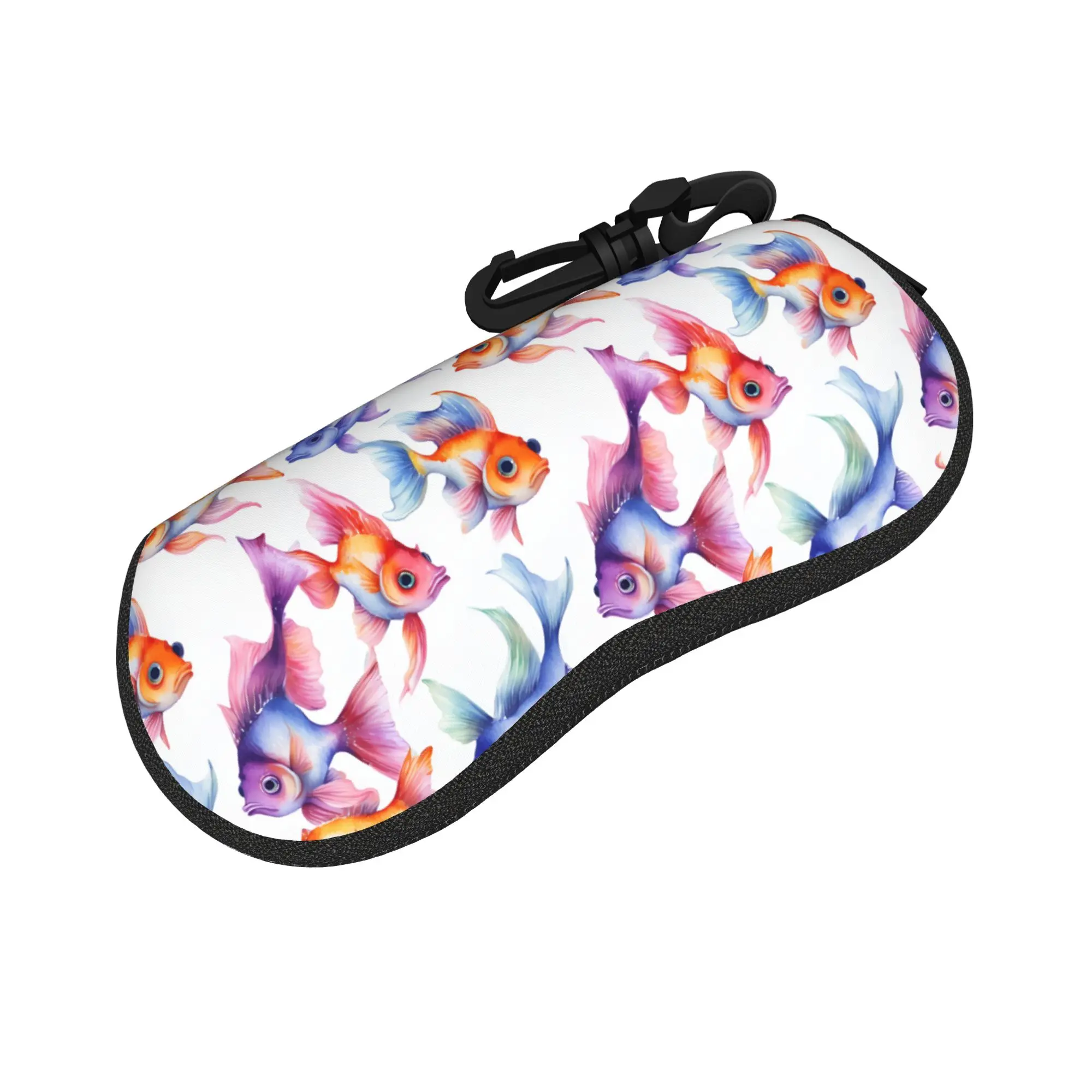Traditional Goldfish koi fish  Accessories Glasses Case for Girl Waterproof Accessories  Glasses Box Cartoon Sunglasses Box