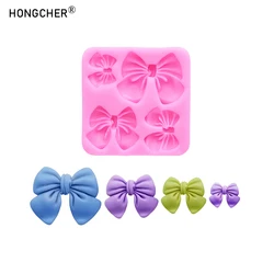 Bow Headdress Shoes & Clothes Gurkha Resin Jewelry Accessories Drip Mold Chocolate Cake Dessert Decoration Silicone Mould