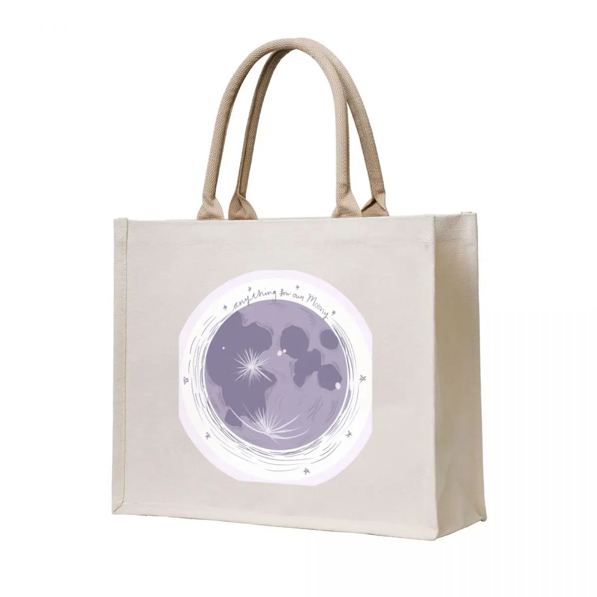 

Anything for our Moony Tote Bag reusable shopping bag custom bags Lady bags canvas tote