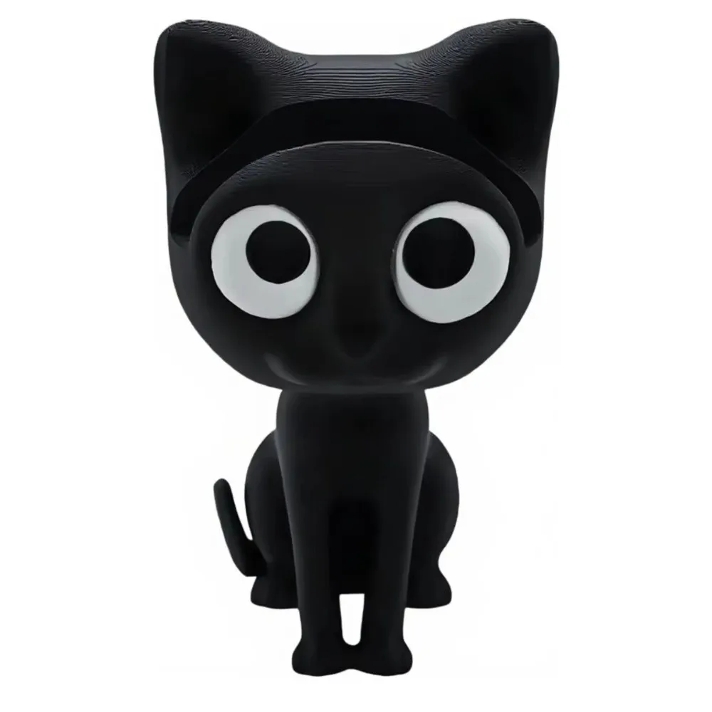 Black Cat Glasses Holder Stand Mini Multifunctional Eyeglasses Support Holder Display Ornament Desktop Storage