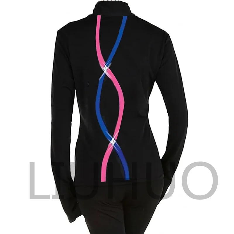

LIUHUO Skating Training Jacket Sports Jacket For Girls Windproof Cuffs