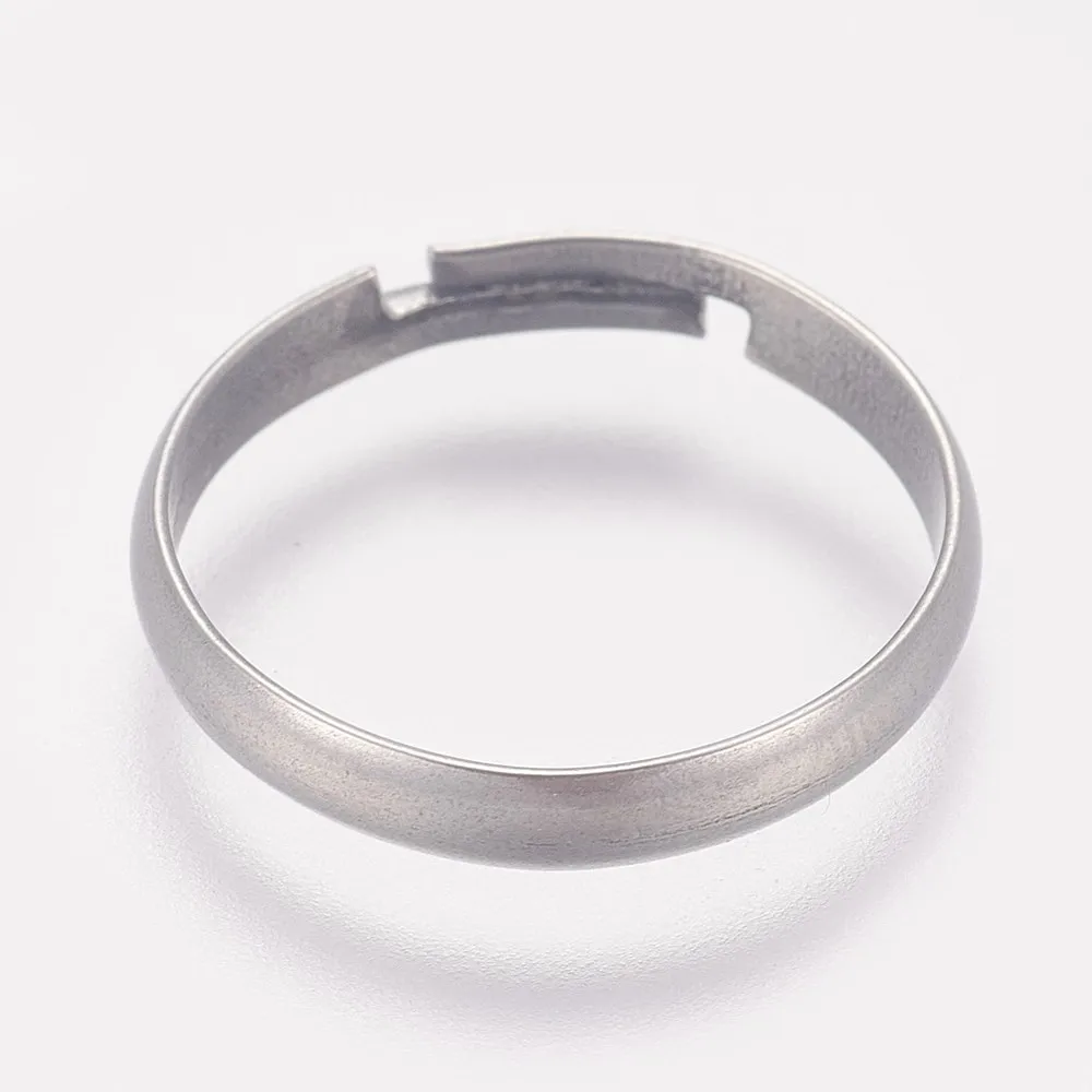 50個 変色しにくい316サージカルステンレススチール製指輪 - Ring Set Adjustable のレビューと価格