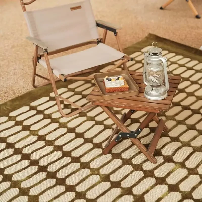 Bohemian Geometric Pattern Area Rug Super Soft Polyester Floor Carpet for Living Room and Bedroom Decor
