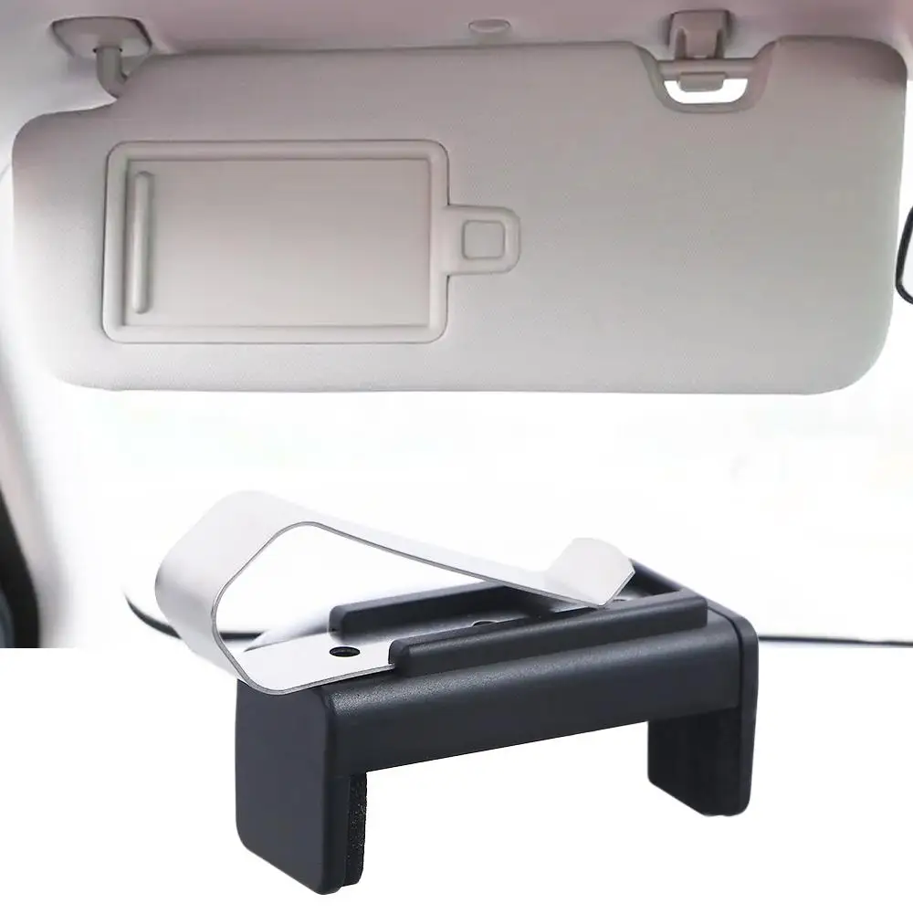 Car Sun Visor Clip Holder Mount Stand Gate Garage Door Remote Control Clip Stand Support 47-70mm