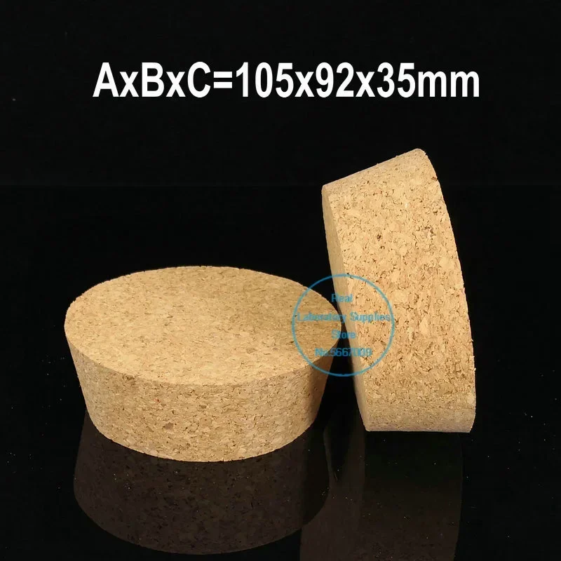 2pcs/lot Lab Big Size Top DIA 72mm-105mm Wood Cork Plug for Thermos Bottle Stopper Essential Oil Pudding Glass Bottle Lid