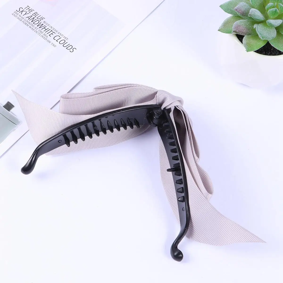 

Bow Hair Clips Multicolor Ribbon Bows Large Accessories Shower Styling Non Slip Durable Large Hair Clips Fashion