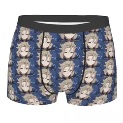 Albedo Smug Genshin Impact Underpants Homme Panties Men's Underwear Sexy Shorts Boxer Briefs