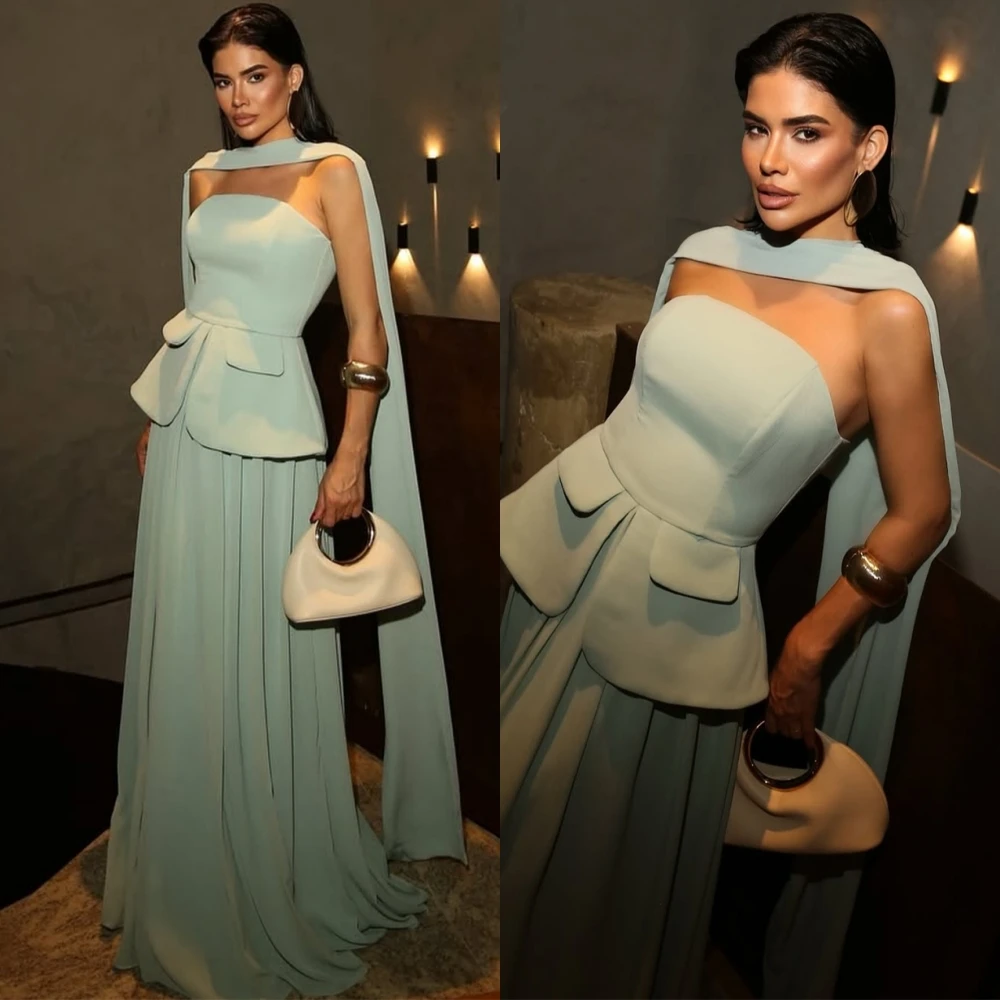 

Customized Formal Chiffon Sweetheart Evening Dress Delicate Strapless Prom Dresses Formal Sweep Train Special Occasion Gowns