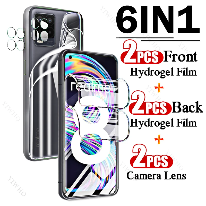 9in1 Full Covers Front Back Hydrogel Film for Realme 8 RMX3085 6.4