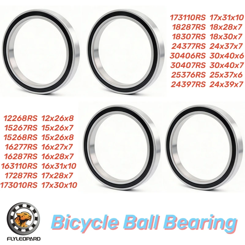 

4pcs 24377 12268 15267 15268 16277 16287 163110 17287 18307 30407 RS 2RS Bearing Steel Rubber Sealed ABEC-7 Bicycle Ball Bearing