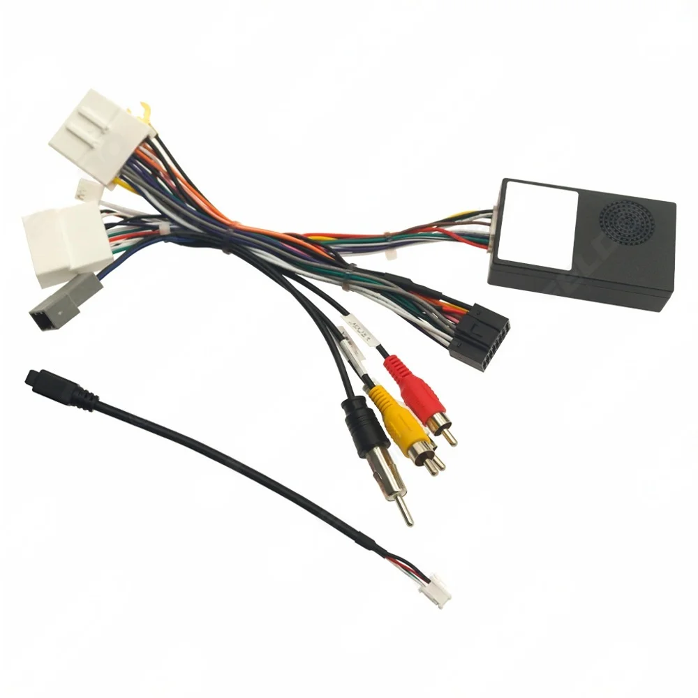 Radio Wiring Harness Adapter CAN Bus Decoder Cable for Nissan Qashqai navara Teana Murano