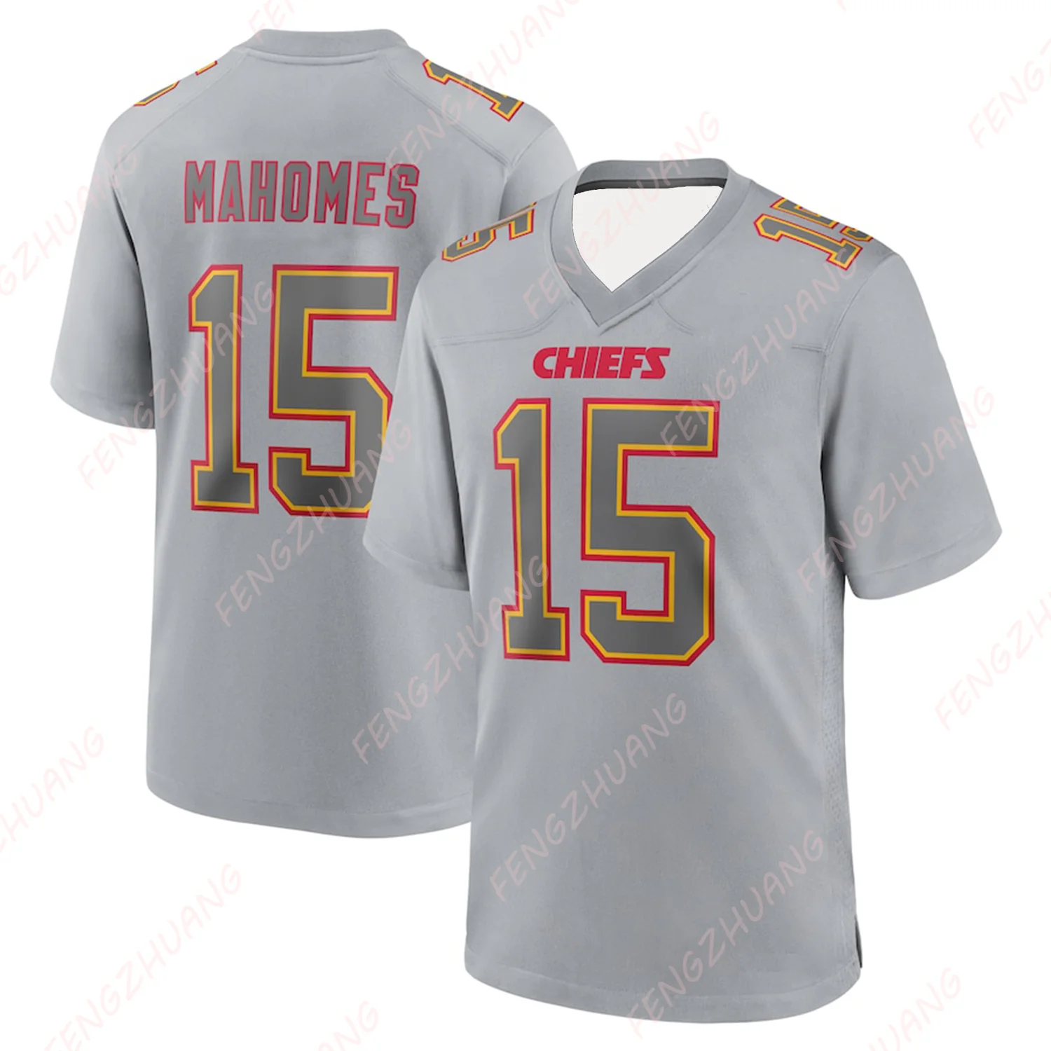 Football For Adult&Kid jersey 2024 Patrick Mahomes Chiefs Jersey #15 Absorb Sweat Training Outdoors Exercise Uniform