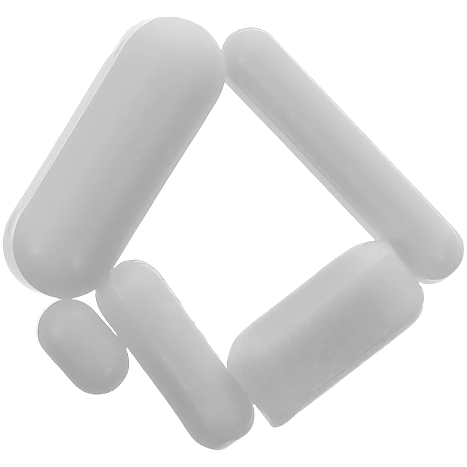 5 Pcs Magnetic Stirrer Bars Laboratory Accessories Force Mixer Rod Practical PTFE Stirring