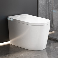 Best Selling Automatic Ceramic Smart Toilet Floor Mounted Sanitary Ware Remote Control Convenient Intelligent Seat Heating