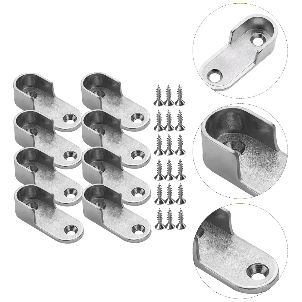 

Heavy Duty Support Thickened Material Easy Installation Versatile Hanging Hardware Wall Mount Clothes Hanging Rack Tube