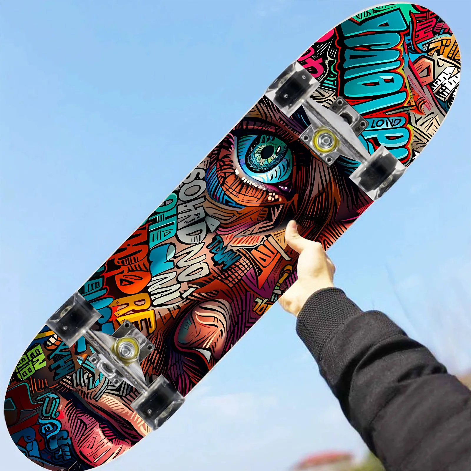 

Наклейки с мультяшными иллюстрациями для скейтбордов, самокатов и досок для серфинга – модный декор в уличном стиле