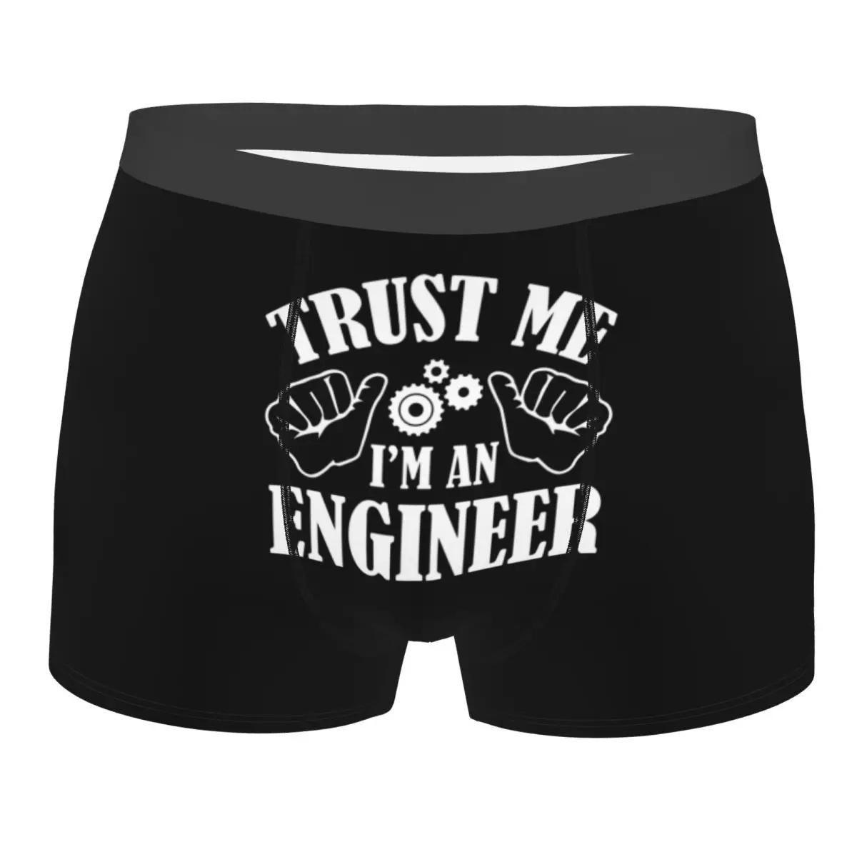 

Custom Trust Me Im An Engineer Boxer Shorts For Men 3D Print Underwear Panties Briefs Soft Underpants
