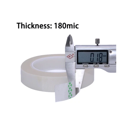 Imagen 2 del producto Cinta de aislamiento de tela de vidrio de fibra de vidrio blanca, cinta eléctrica de alta temperatura con adhesivo de silicona, grado Premium, 69