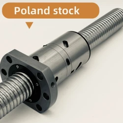 C5 Machined  Ballscrew DFU2005 Customizable Any Size Roller Ballscrew With Double Ball Nut For CNC Parts rm2005 Ball Screw