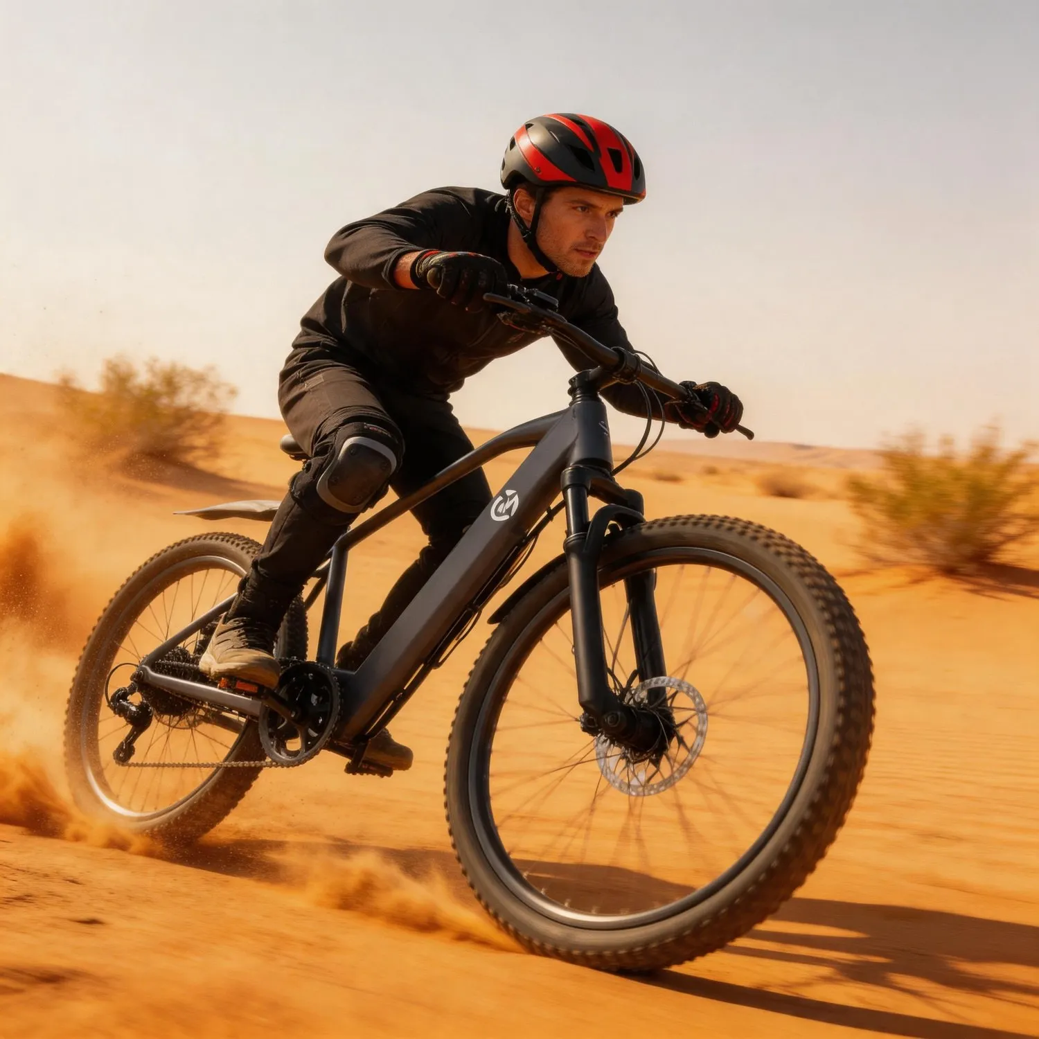 Road Trip Vacation 26 Inch Off Road All-Terrain Bike 500W Brushless Motor Max 70KM Long Range Top Speed 20MPH 30° Climbing Capacity Pedal Assist Mode 7-Speed Gear Dual Disc Brake, Outdoor Adventure US Warehouse Fast Shipping