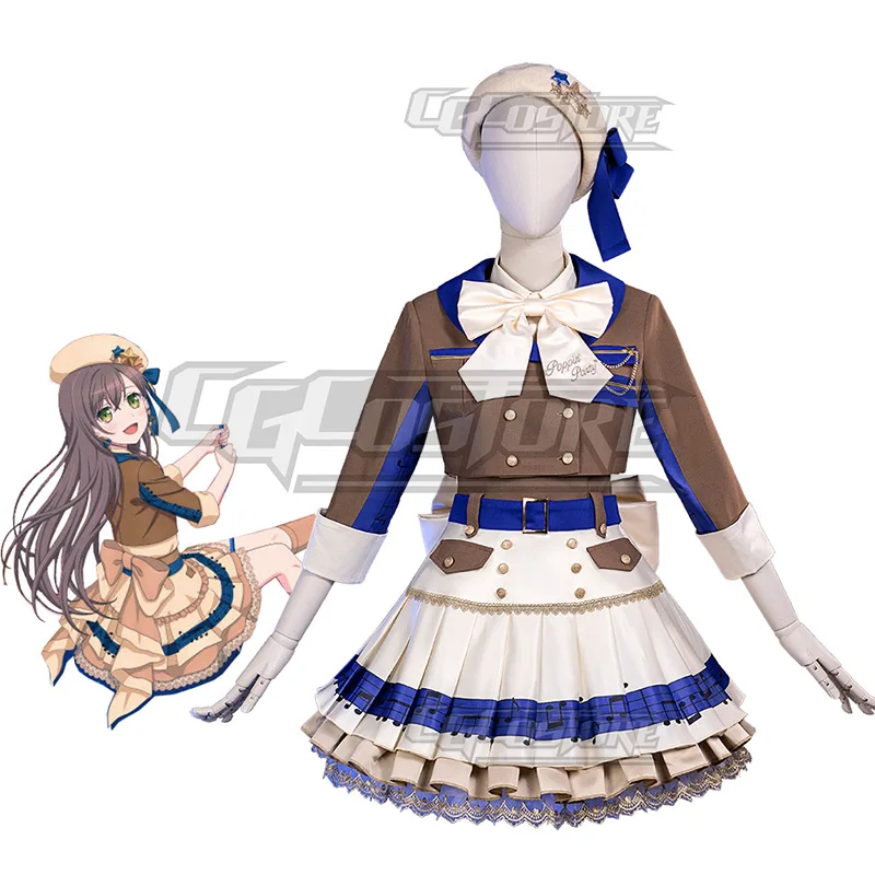 

BanG Dream! Tae Hanazono Косплей Костюм Аниме Платья Рождество Хэллоуин Бесплатная доставка CG1861