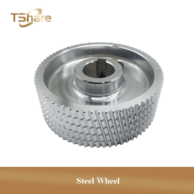 2 قطعة أجزاء النجارة عالية الجودة عجلة فولاذية للتخطيط بأربعة جوانب لآلة المسوي