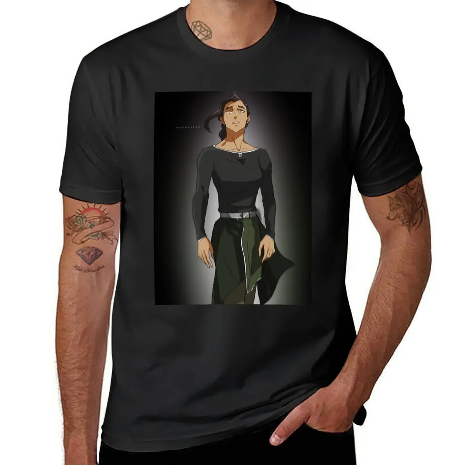 Young Kuvira Pain Mashersan T-Shirt baggy shirts boys whites graphic shirts custom t shirt mens white t shirts