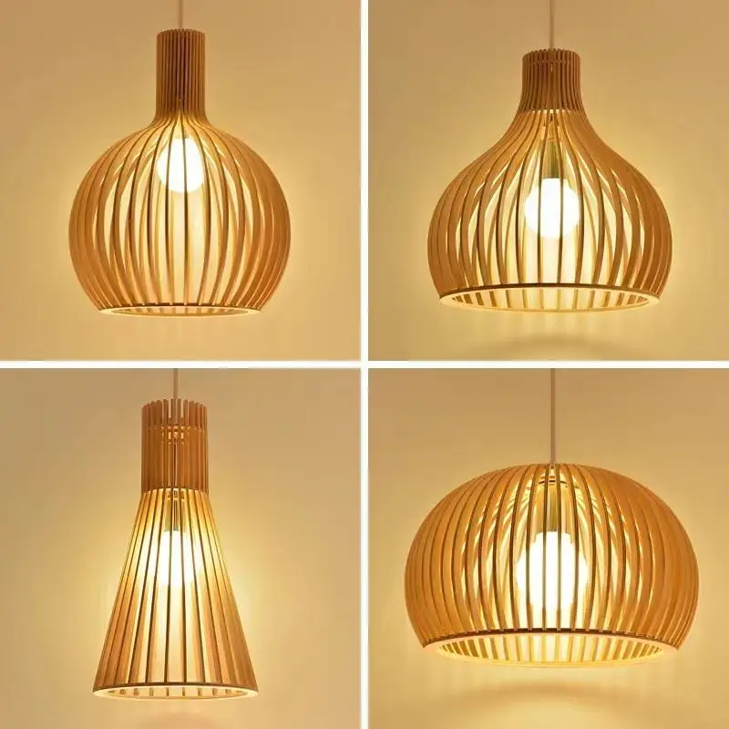 

Log Art Chandelier Minimalism Style Bedroom Restaurant Chandelier Room Homestay Japanese Style Antique Art Lamps Home Decor