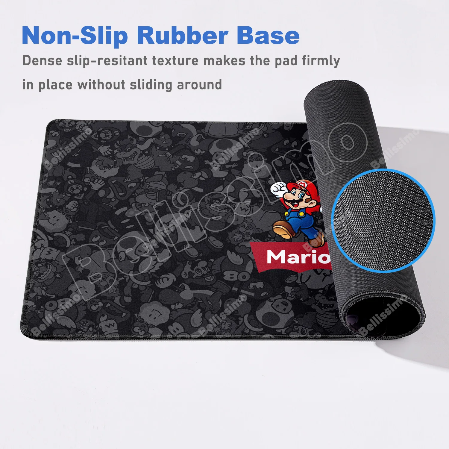 Gamer Desk Mat Super M-mario Mousepads Pc gift Mouse Pad Office Rubber Desk Pads Non-slip For Computer For LOL Large Mousepad