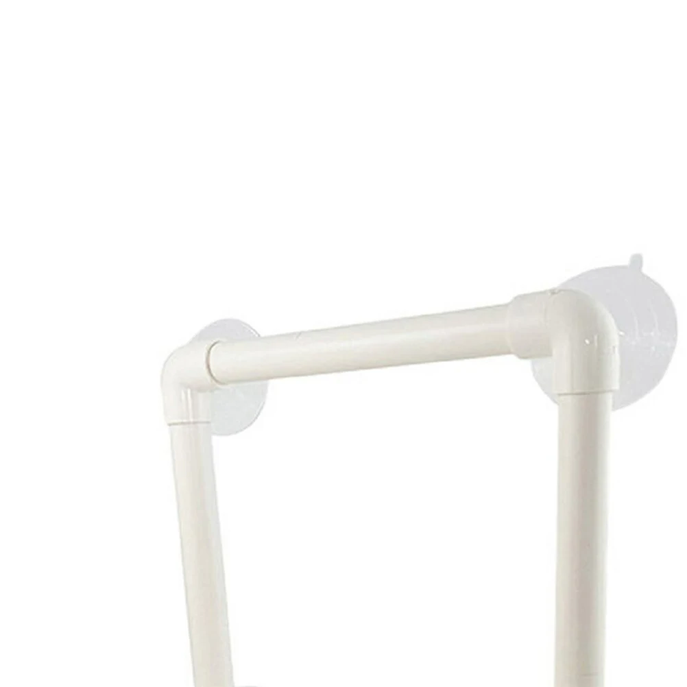

Detachable PVC Tube Rack Portable Bird Perches Suction Cups Shower Perch Stand Shower Bath Wall Paw Grinding Stand Toy for Pet P