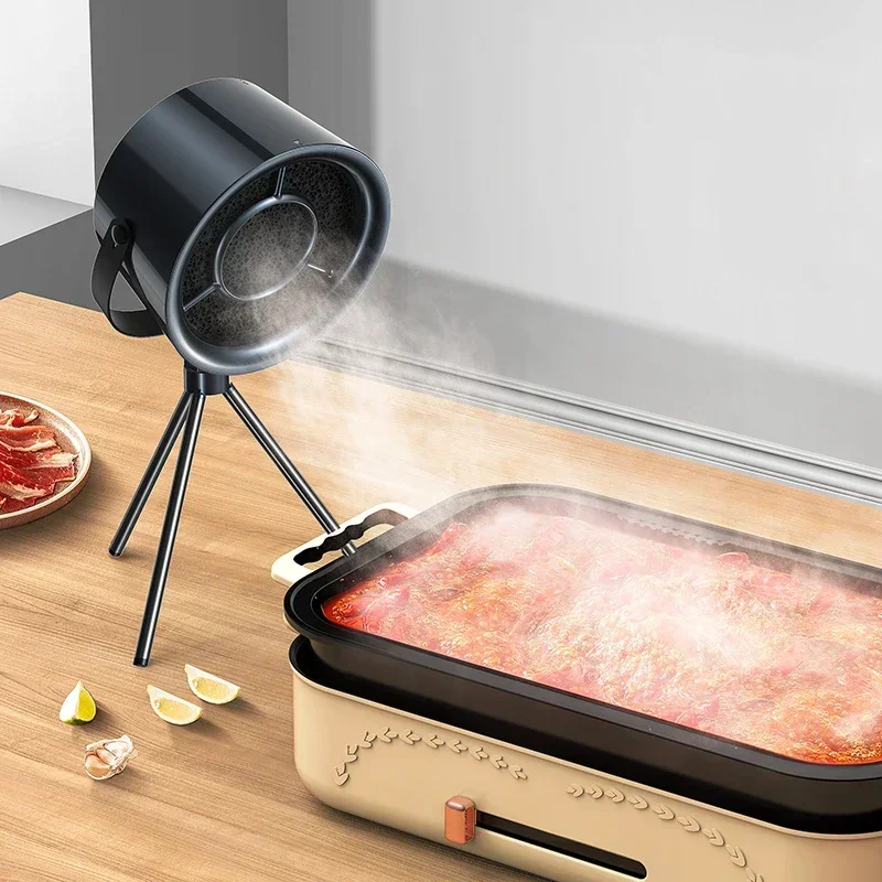 Portable Range Hoods USB Hood Extractor Barbecue Large Suction Cooker Hood Desktop Small Range Hood for Kitchen