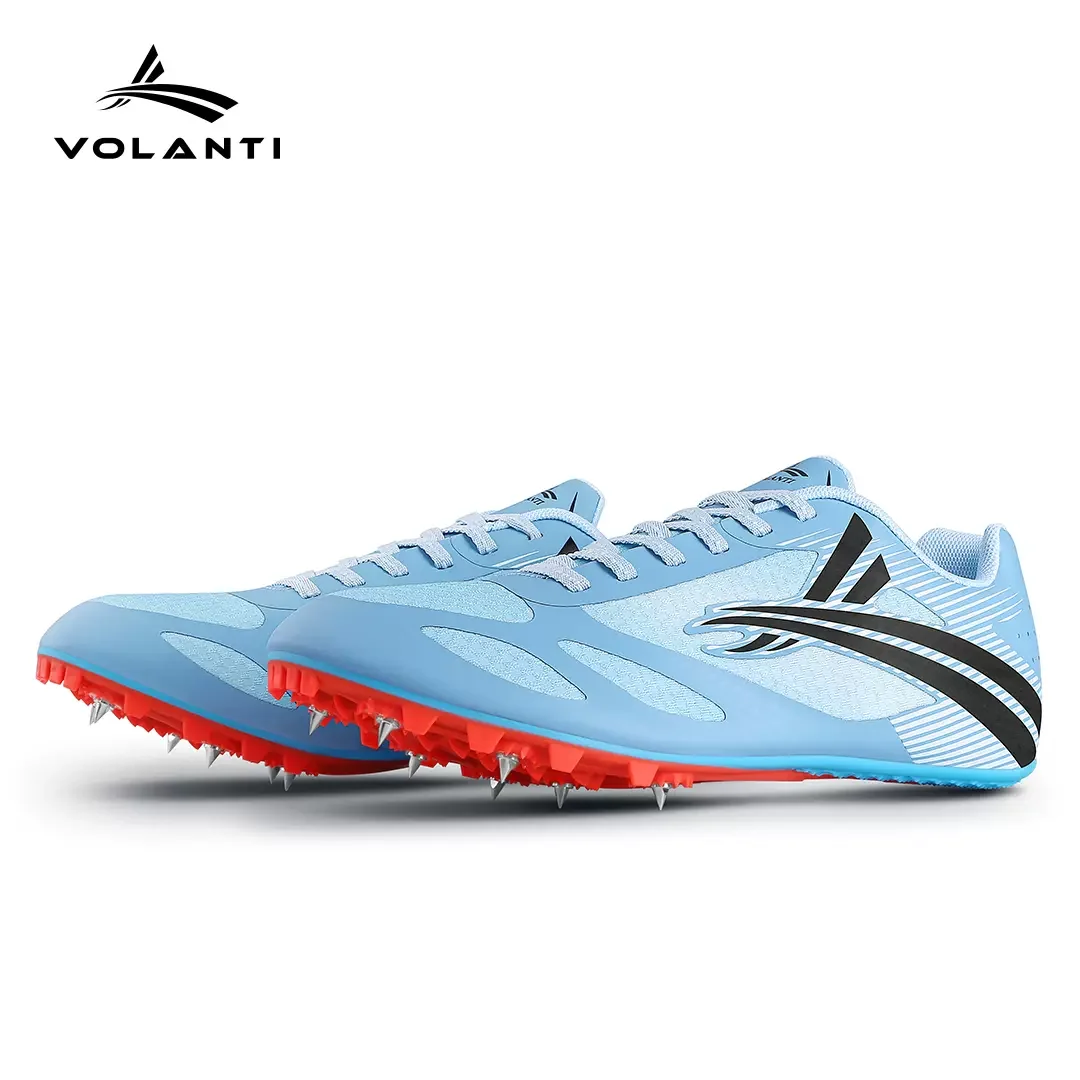 Volanti Eagle Men Women Speed Spikes Short Running Sport Shoes Professional Track Field Athletics Sneakers Sprint Long Jump