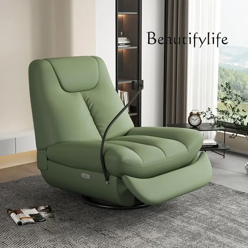 

X36 Single Sofa Chair Can Lie Lazy Leisure Rocking Chair Living Room Bedroom Rotating Recliner