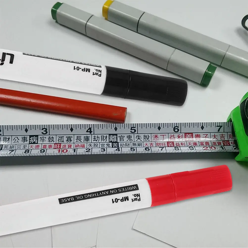 

3Pcs Waterproof Oil Paint Markers Permanent Fade Resistant for Monument Writing Metal Plastic Wood Glass DIY Repair Graffiti Art