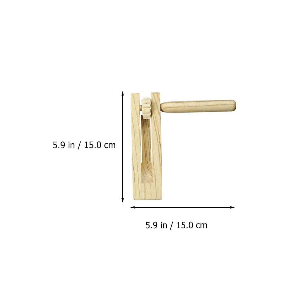 3pcs Wooden Castanets For Kids Lovely Design Music Instrument Ratchet Noise Maker Children Percussion Plaything Educational