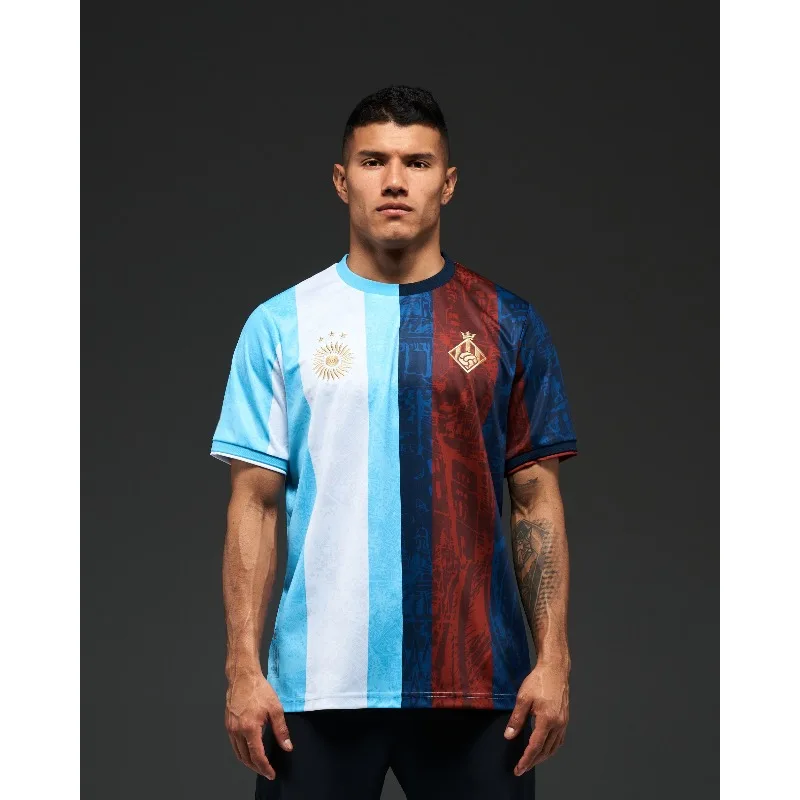 2026 Argentina # 10 Football Events Creative Concept Summer Casual Commemoration Jersey Designed for Solo Printed Large T-shirt