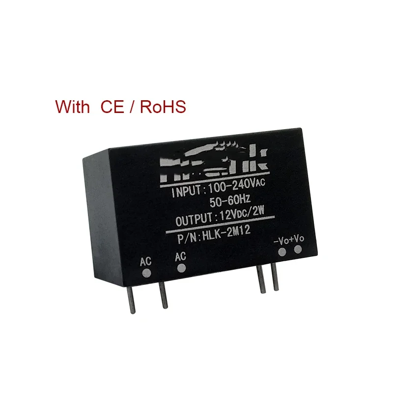 HLK-2M03 HLK-2M05 HLK-2M09 HLK-2M12 HLK-2M15/2M24 Power Supply Modul AC to DC Mini Isolation Switch 2W 220v to 3.3V/5V/9V/12V e