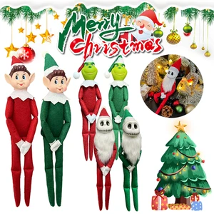 Elf doll with long leg, elf, shelf, fada, funny monster, handcrafted toy, Christmas gifts, room decorations, new, 34cm 8 Main Fairy Sales for Decoration - №3