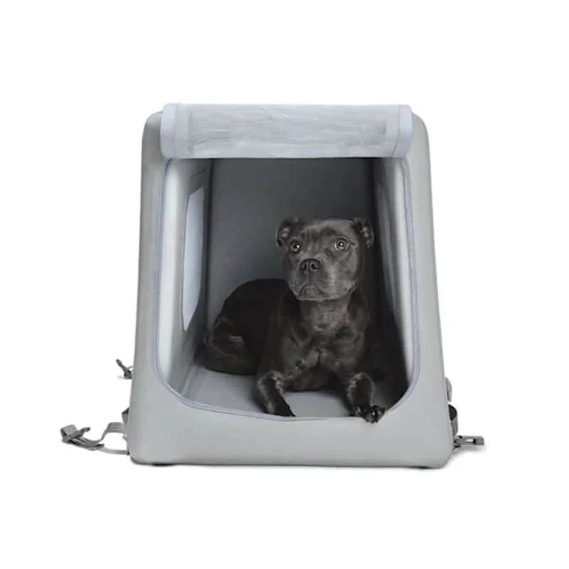 Quick Inflate Deflate Pet House Lightweight Dog Crate Drop Stitch Inflatable Dog Kennel
