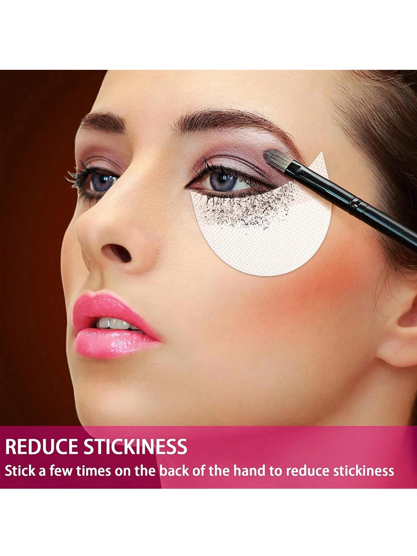 50 Stücke/100 Stücke Lidschatten Aufkleber Eyeliner Aufkleber Pfropfen Wimpern Isolation Aufkleber Vlies Isolation Auge Aufkleber Wimpern Entfernung Werkzeug