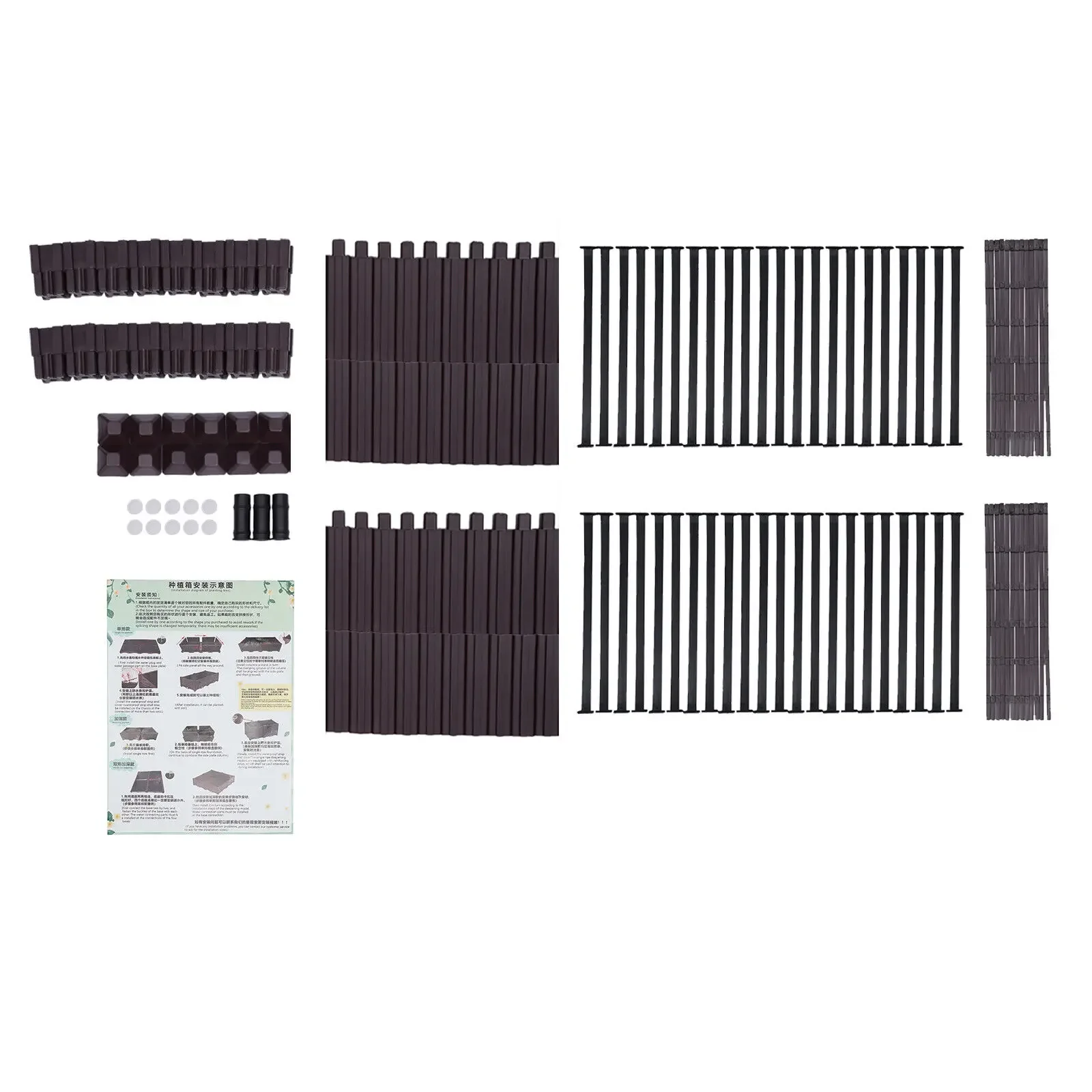 

Outdoor Elevated Raised Garden Bed Planter Elevated Rectangular Box with Legs for Vegetables, Flowers and Herbs