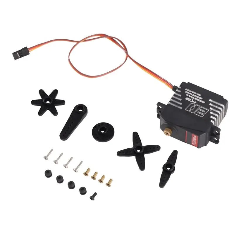 MACH-High Torque Digital Servo Micro Servo Motor Metal Gear For Arduino Servo 20Kg Digital Servo Mini Servo For RC Car Boat