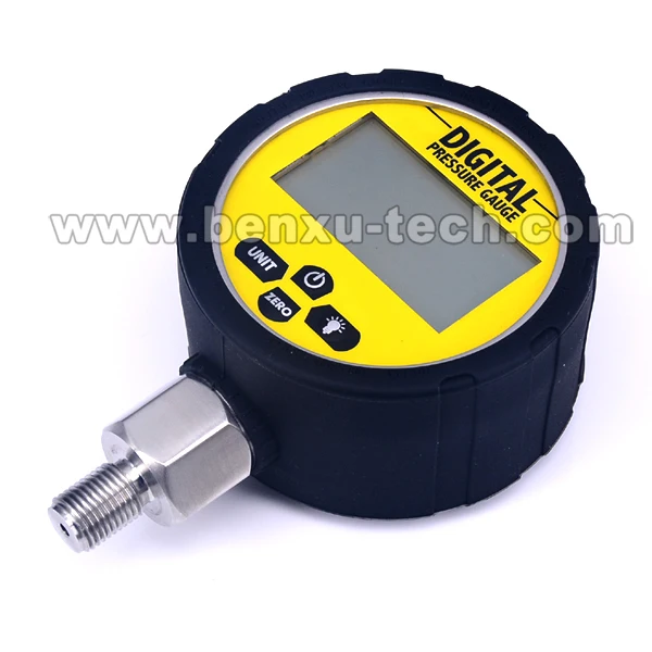 Battery Powered 304SS Metal Case 0.5%FS Digital Pressure Gauge