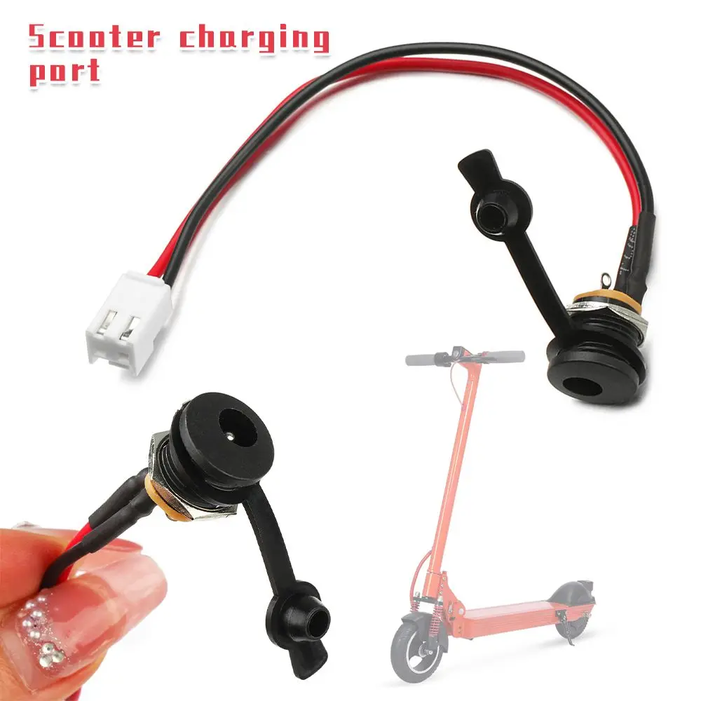 24V Outdoor Electric Scooter Charging Port Charger Hole Socket for Charging Hole DC5.5x2.1mm For Xiaomi M365 Electric Scooter