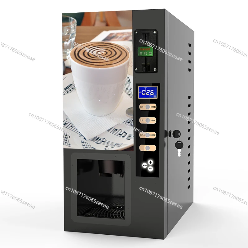 Automatic Coffee Dispenser Vending Commercial instant Coffee Vending Machine with Coin Operated